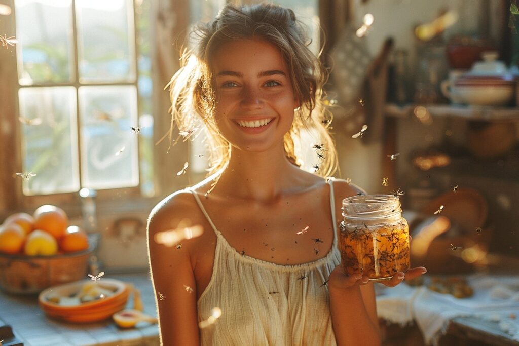Mouches et moucherons dans la cuisine : l'astuce du bouchon pour les faire fuir