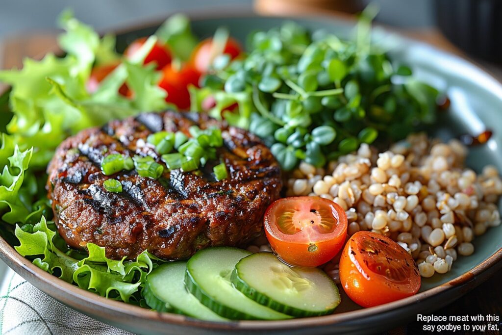 Selon une étude, si vous remplacez la viande par ça, vous verrez votre graisse abdominale fondre à vue d'oeil !